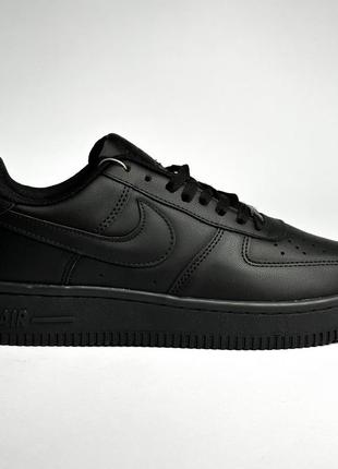 Мужские кроссовки nike air force 1 low total black