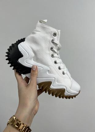 Женские кроссовки converse run star motion platform white