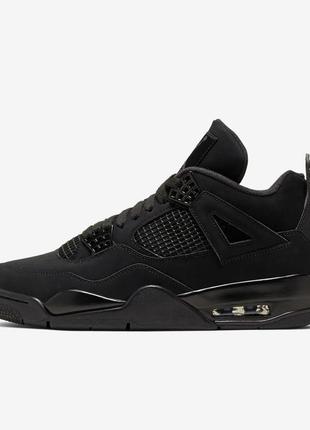 Кросівки nike jordan 4 retro black cat