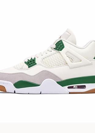 Мужские кроссовки nike air jordan 4 retro sb green