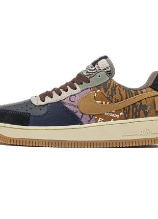 Мужские кроссовки nike air force 1 low travis scott cactus jack