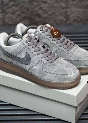 Чоловічі кросівки nike air force low luxury suede