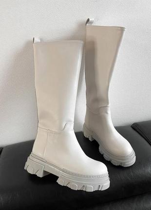 Женские ботинки gia boots white