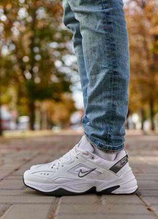 Мужские кроссовки nike m2k tekno essential white black