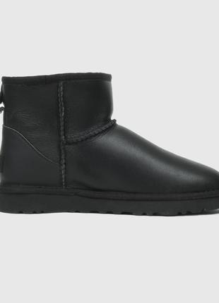 Зимние женские ботинки ugg mini leather premium