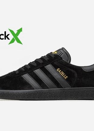 Мужские кроссовки adidas gazelle black