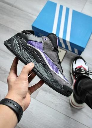 Мужские кроссовки adidas niteball black-violet