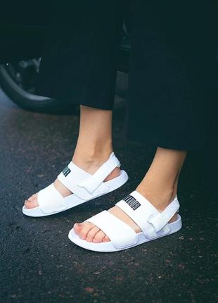 Босоніжки puma sandal white
