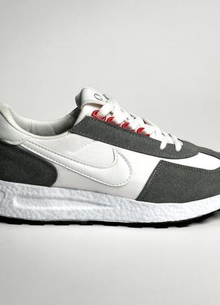 Мужские кроссовки nike boost sneakers grey/white