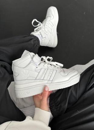 Кросівки adidas forum ≥84 high full white