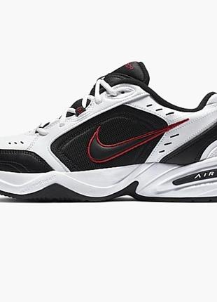 Мужские кроссовки nike air monarch white-red