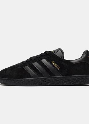 Мужские кроссовки adidas gazelle black