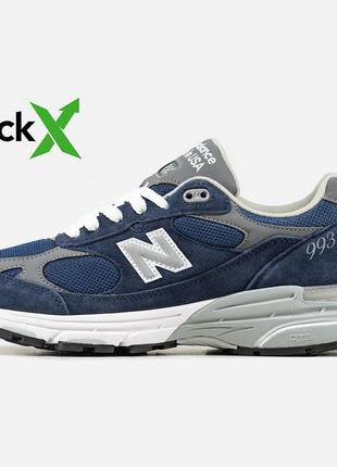 Мужские кроссовки new balance 993 blue