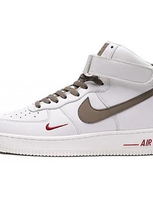 Чоловічі кросівки nike air force 1 mid yohood rice white