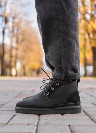 Зимние мужские ботинки ugg neumel black