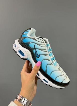 Мужские кроссовки nike air max plus light blue