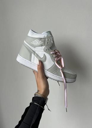 Женские кроссовки nike air jordan 1 retro 1 high  og"seafoam g...