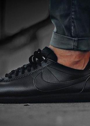 Мужские кроссовки nike cortez black