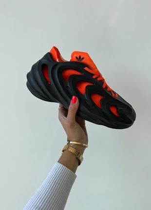 Шлепанцы adidas adifom quake core black orange