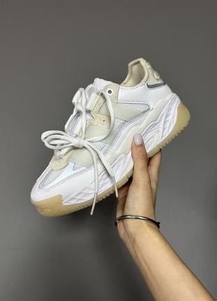 Женские кроссовки adidas niteball « white gum »