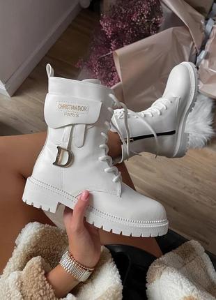 Dior boots white