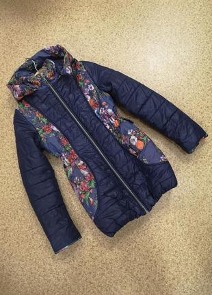 Демісезонна куртка пальто для дівчинки 10-11 років