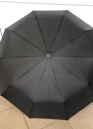 Зонт мужской Bellissimo черный полуавтомат