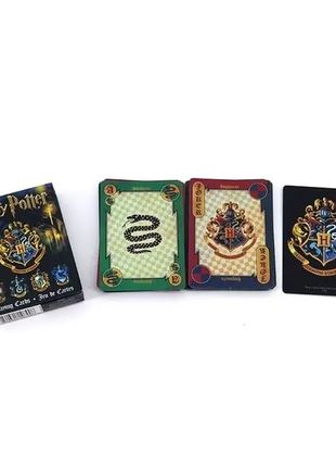 Игральные карты гарри поттер "герб хогвартс", колода 54 шт