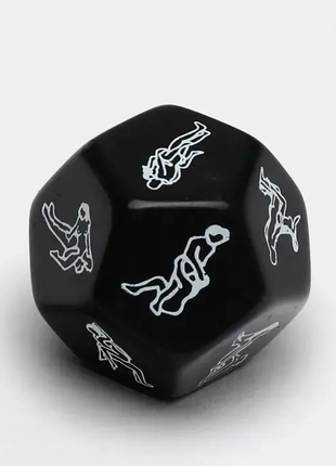 Кубик для сексу з позами чорний