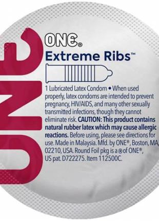 Презервативы One Extreme Ribs, 5 штук