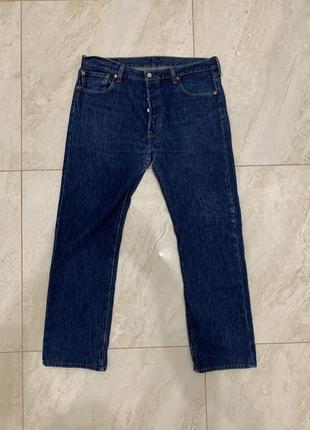 Джинсы levi's 501 штаны levis синие классические