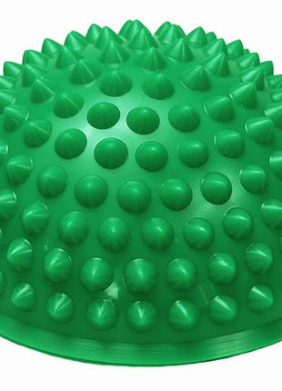 Полусфера массажная киндербол EasyFit 15 см жесткая зеленая