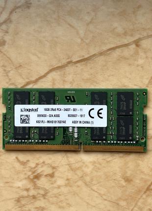 Пам'ять Kingston 16Gb PC4-2400T DDR4 So Dimm