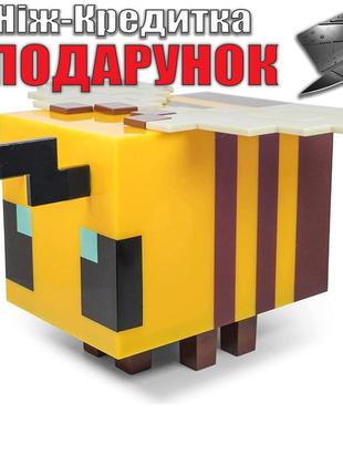 Світильник - нічник бджола Minecraft Жовтий