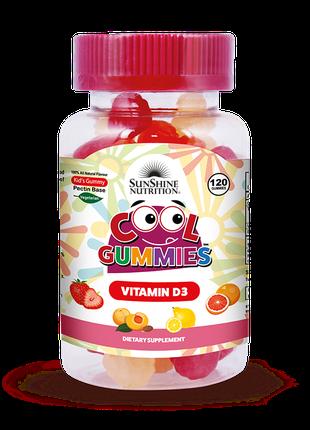 Витамины для детей с витамином D3 Sunshine Nutrition Cool Gumm...