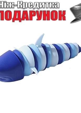 Іграшка антистрес Рибка Темно синій