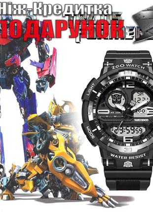 Часы мужские электронные Transformers со светодиодной подсветк...