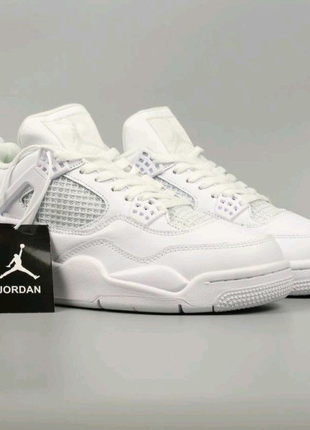 Чоловічі кросівки Nike Air Jordan 4 Retro White Fur