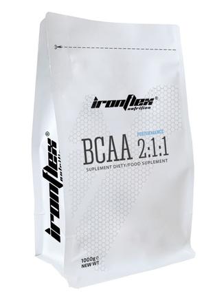Амінокислота BCAA IronFlex BCAA 2-1-1 Performance, 1000 грам А...