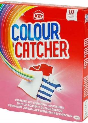Серветки для прання кольорових речей K2r 10 шт.