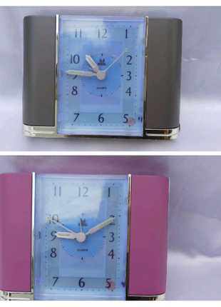Часы Pearl с будильником, подсветкой и плавным ходом, новые.