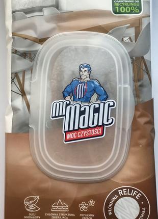 Серветки вологі для прибирання меблів Mr. Magic (упаковка 60 шт.)