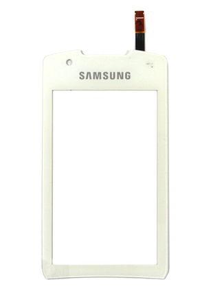 Тачскрин (сенсор) Samsung S5620 Monte Белый