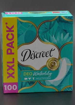 Прокладки "Discreet" / щоденні / Water Lily / Multiform / 100шт