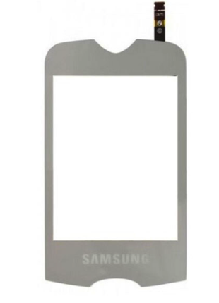 Тачскрин (сенсор) Samsung S3370 Corby 3G, Серебряный