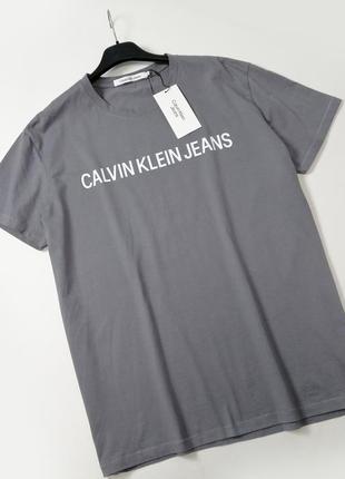 Новая хлопковая футболка calvin klein jeans