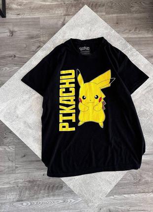 Pikachu офф мерч футболка pokemon покемон аниме пикачу