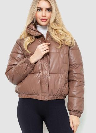 Куртка женская демисезонная, цвет коричневый, размер L, 131R8101