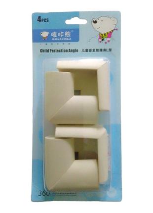 Поролонові захисні кути (4 шт) білі