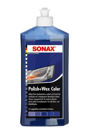 Sonax NanoPro Поліроль з воском кольоровий синій 250 мл